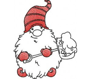 Stickdatei - Winter Gnom 10